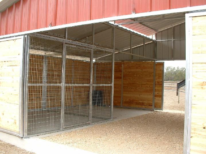 WELDED WIRE STALL AND STORAGE STALL