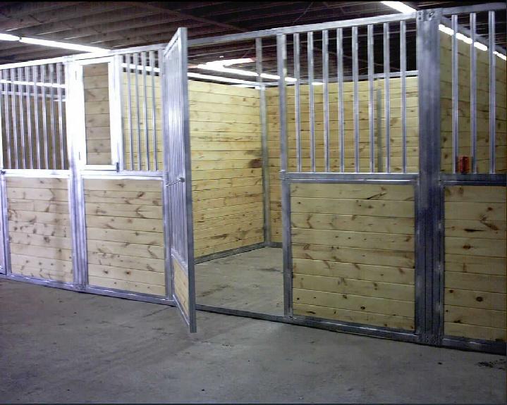 FREE STANDING TONGUE AND GROOVE BARN STALLS