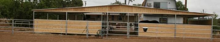 OPEN AIR BARN/MARE MOTEL SEMI ENCLOSED