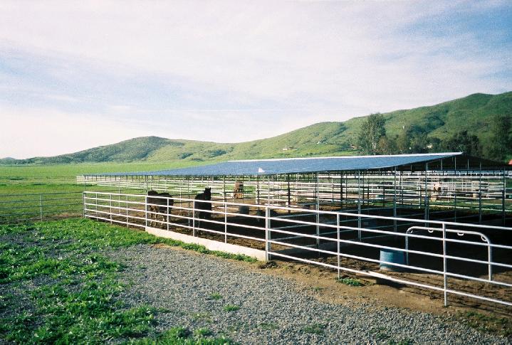 OPEN AIR BARNS/COVERED CORRALS