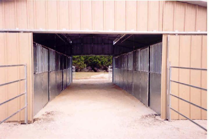 STEEL STALL INTERIOR